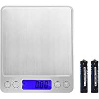Neoteck 0.01g-500g Escala de Bolsillo Digital Alta Precisión Báscula Electrónica con Retroiluminada LED Pantalla Azul y…
